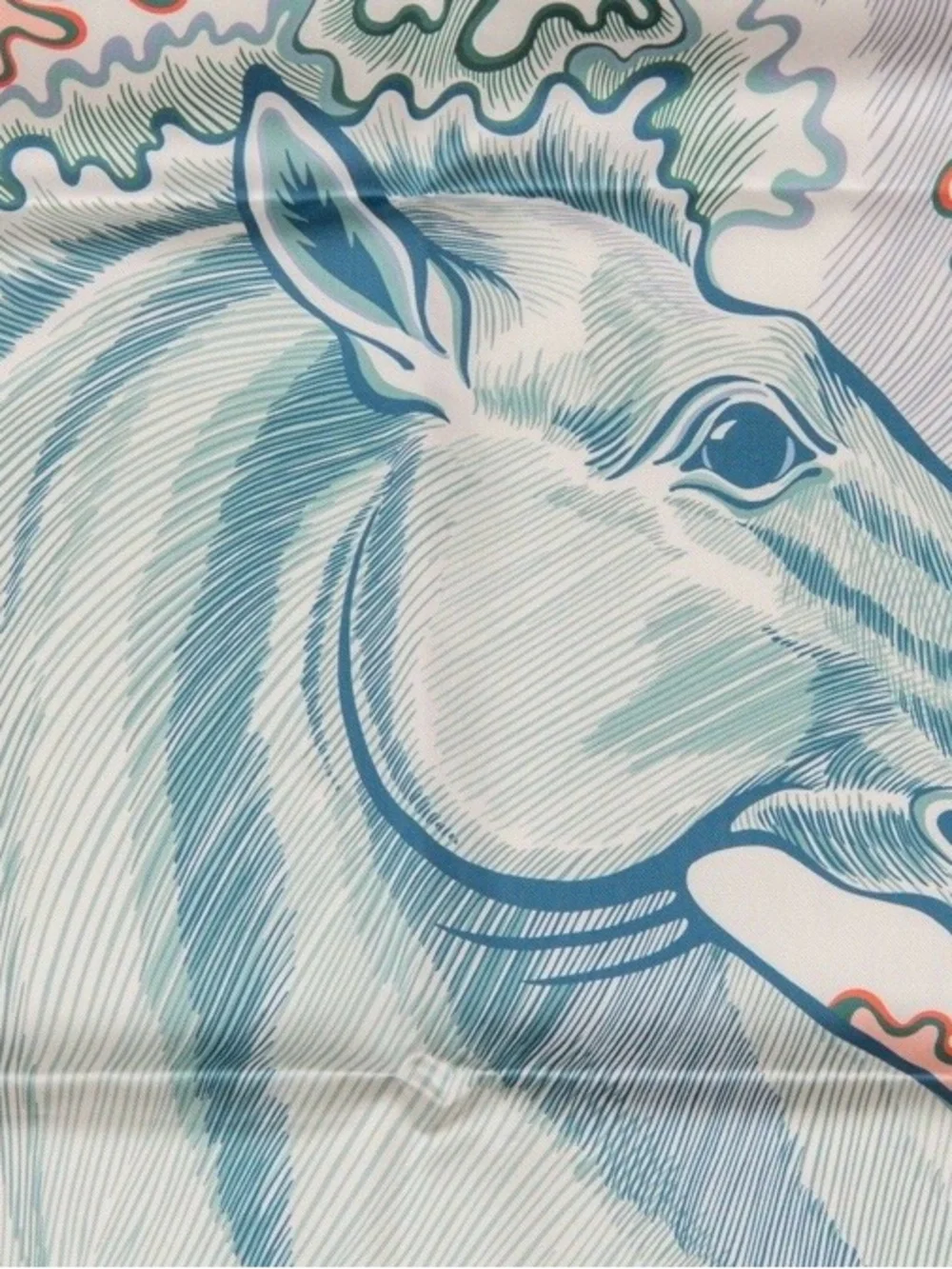 Hermes Silk Scarf 90 - Cheval Sirene - Picture 4 of 6